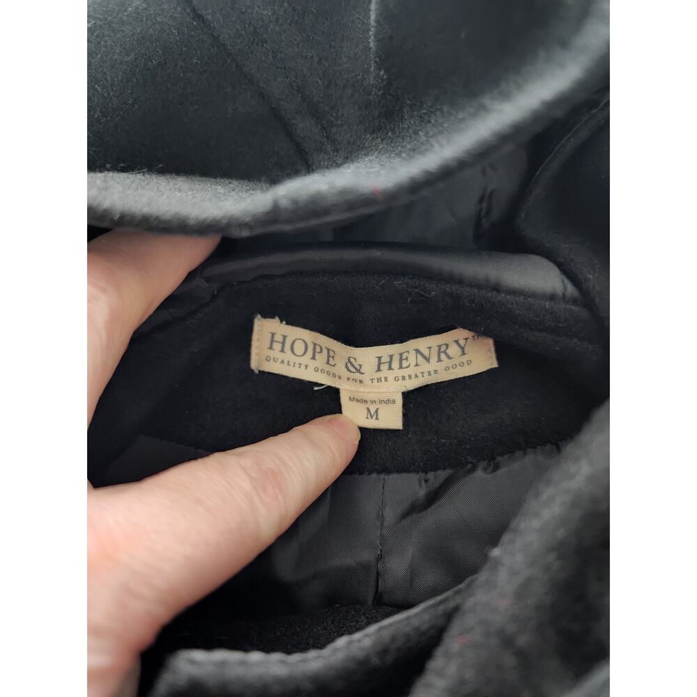 Hope & Henry Girls Black Cape Sz M (7-8) - Picture 3 of 4